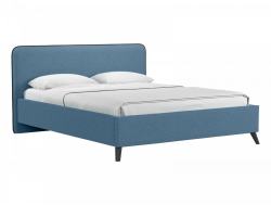Кровать 1400 с основанием Миа арт. Bravo blue
