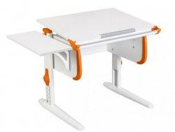 Парта СУТ.24-01-К белый с оранжевым