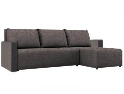 Угловой диван серый Алиса 3 Savana Latte