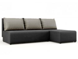 Угловой диван серый Алиса Grey-Latte