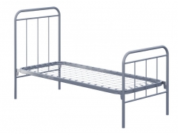 Кровать металлическая одноярусная Армейская 1900*700 мм