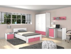 Детская Дельта Сильвер белый-розовый