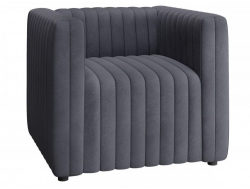 Кресло Карло Вариант 5 сине-серый