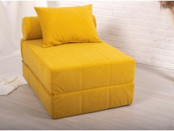 Кресло-кровать Lauttaa велюр Yellow