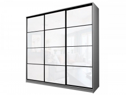 Шкаф-купе Max МШ-27-6-27/2-222 пленка белая