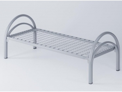 Кровать металлическая одноярусная Полукруглая D51/D38 1900*700 мм