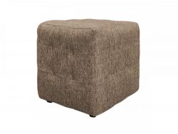 Пуф темный тканевый Dark Gold
