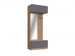 Прихожая Роджина Дуб крафт/Графит