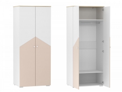 Шкаф для одежды Банни НМ 041.42 Бисквит