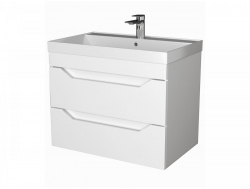 Тумба Сохо 60 подвесная 2 ящика раковина Слим 60