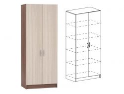 Шкаф с полками ШК 555 Басса ясень